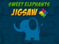 Jeu Puzzle des Éléphants Sucrés en ligne