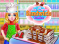 Jeu Gâteau aux sandwichs glacés en ligne