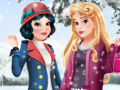 Jeu Mode d'hiver pour Aurore et Blanche-Neige en ligne