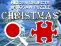 Jeu Objets cachés et puzzles de Noël en ligne