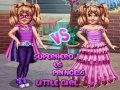 Jeu Petite fille super-héroïne contre princesse en ligne