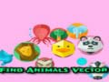 Jeu Trouver des animaux en vectoriel en ligne