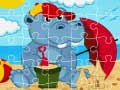 Jeu Puzzle Hippopotame en ligne