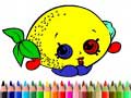 Jeu Retour à l'école : Livre de coloriage Fruits en ligne