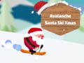 Jeu Avalanche de Noël de Santa Ski en ligne