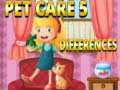 Jeu Prendre soin des animaux 5 différences en ligne