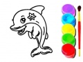 Jeu Livre de coloriage Dauphin en ligne