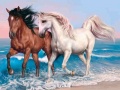 Jeu Puzzle d'animaux : Chevaux en ligne