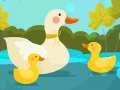 Jeu Maman Canard et Canetons Puzzle en ligne