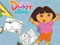 Jeu Dora l'exploratrice le livre de coloriage en ligne