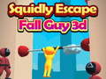 Jeu Évasion du Calmar: Fall Guy 3D en ligne