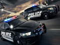 Jeu Puzzle glissant voitures de police en ligne