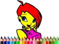 Jeu Livre de Coloriage Scolaire Souriants en ligne