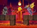 Jeu Tuez le dragon: puzzle de blocs du pont en ligne