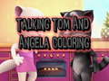 Jeu Coloriage Talking Tom et Angela en ligne