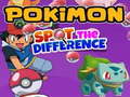 Jeu Pokémon Trouvez les différences en ligne