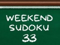 Jeu Sudoku de Weekend 33 en ligne