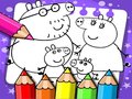 Jeu Livre de coloriage Peppa Pig en ligne