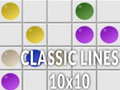 Jeu lignes classiques 10x10 en ligne