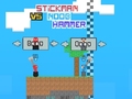 Jeu Stickman contre Noob Marteau en ligne