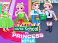 Jeu École de petites filles contre le style de princesse en ligne