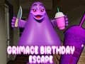 Jeu Évasion d'anniversaire de Grimace en ligne