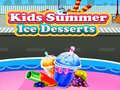 Jeu Desserts glacés d'été pour enfants en ligne