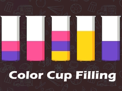 Jeu Remplissage de tasse colorée en ligne