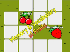 Jeu Mémoire et vocabulaire des fruits en ligne