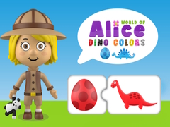 Jeu Monde des Couleurs Dino d'Alice en ligne