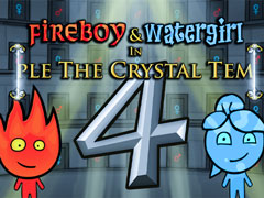 Jeu Fireboy et Watergirl 4 : Temple de Cristal en ligne