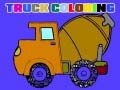 Jeu Livre de coloriage de camions en ligne