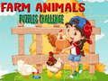 Jeu Défi de Puzzles d'Animaux de Ferme en ligne