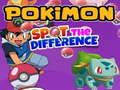 Jeu Pokémon Trouvez les différences en ligne