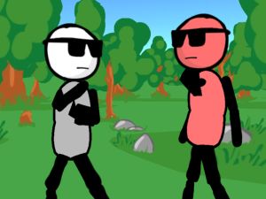 Jeu Stickman Gun- moins de combats en ligne