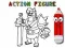 Jeu Retour à l'école : Coloration de figurines en ligne