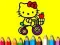 Jeu Retour à l'école : Colorage du doux chaton en ligne