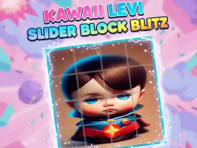 Jeu Bloc coulissant Kawaii Levi Blitz en ligne