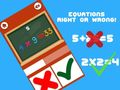Jeu Équations Vrai ou Faux en ligne