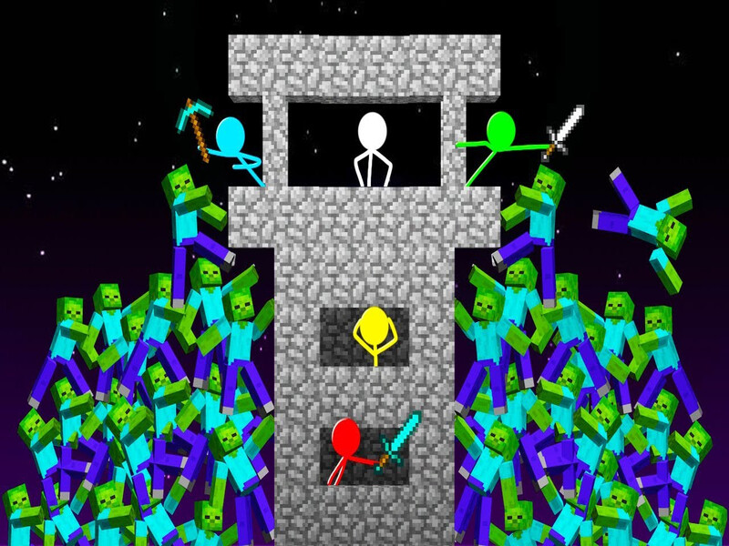 Jeu Stickman vs Zombies: Fight Epic en ligne