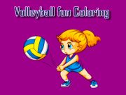 Jeu Coloriage amusant de volleyball en ligne