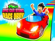 Jeu Race de cascade de voiture épique obby en ligne