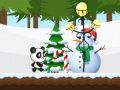 Jeu Course de Panda de Noël en ligne