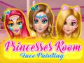 Jeu Maquillage de visage dans la chambre des princesses en ligne