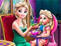 Jeu Alimentation de la Petite Reine des Neiges en ligne
