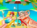 Jeu Selfie Plage d'Elsa et Anna en ligne