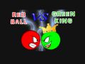 Jeu Balle Rouge contre Roi Vert en ligne