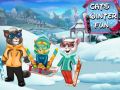 Jeu Plaisirs d'hiver pour les chats en ligne