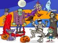 Jeu Trouvez 5 différences Halloween en ligne