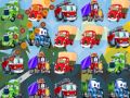 Jeu Camions de dessin animé Match 3 en ligne